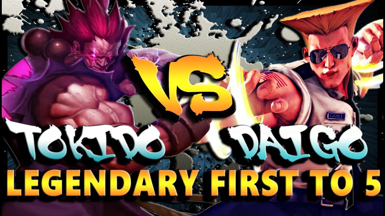 SFV - Daigo Umehara ( Guile ) Vs Tokido ( Akuma ) * Legendary First To 5 * - SF5
