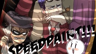 SPEEDPAINT // Mordecai X Rigby...!! [HALLOWEEN YAOI]