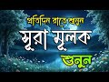 ঘুমানোর আগে সূরা মুলক | Surah Mulk Full | কবরের আজাব থেকে রক্ষা | Beautiful Recitation