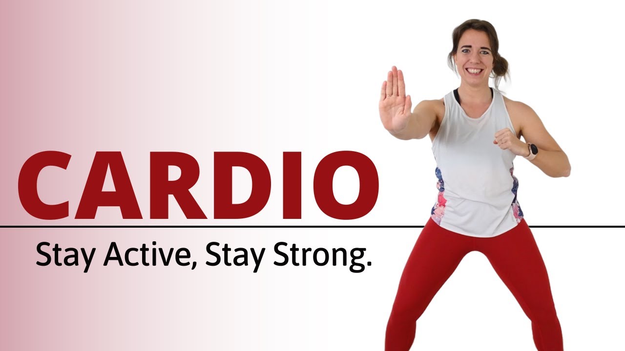 20-минутная легкая кардио-тренировка для начинающих | Низкая нагрузка и не требует оборудования