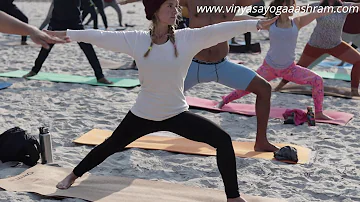 Ashtanga Yoga Practice at Beach | Vinyasa Yoga Ashram