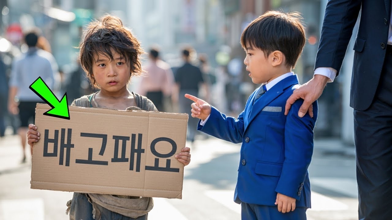 “아빠, 저 아이는 제 형이에요!” 백만장자 소년이 자신과 똑같이 생긴 거지 소년을 가리키며 말했다