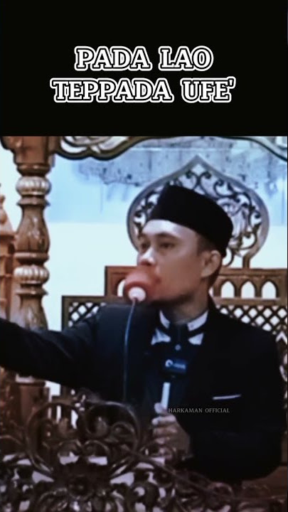 Ceramah Bugis || Ustadz Harkaman, S.Ag, M.Ag || Barakka Mappasilaingeng