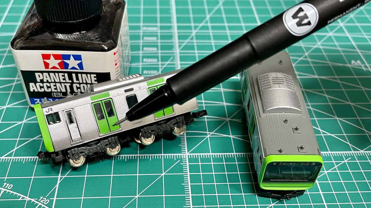 ディテールアップ　E235系 山手線 ドア クーラー バンダイ Bトレインショーティー  鉄道模型 N scale (BANDAI B TRAIN SHORTY Yamanote Line)