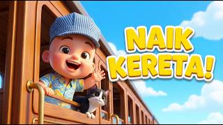 Download Lagu Naik Kereta Api Tut Tut Tut 🚂 Petualangan Pertama Mahes \u0026 Kucing Lucu | Lagu Anak-Anak Indonesia MP3