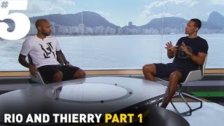 Thierry Henry: 'Weah, Ronaldo and Van Basten were my idols' | Rio \& Thierry Part 1