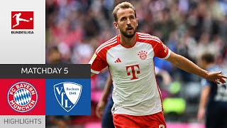 FC Bayern München - VfL Bochum 7-0 | Highlights | Matchday 5 – Bundesliga 2023/24