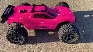 RC car Pink Rustler 4x4 VXL