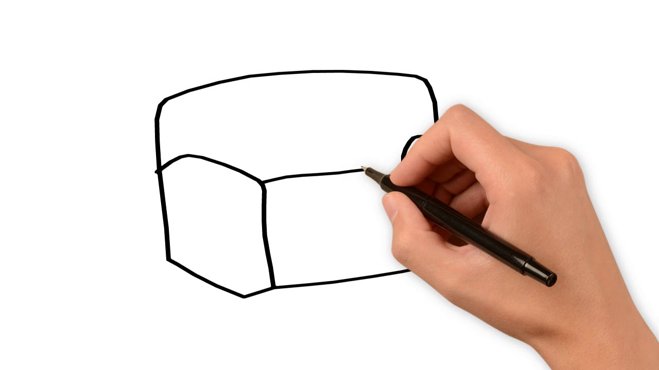 How to draw sofa for kids || sofa drawing.