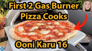 My First Gas-Fired Ooni Karu 16 Pizza Cook