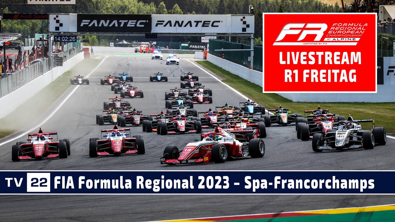RE-LIVE Rennen 1 Spa-Francorchamps Formula Regional European Championship Alpine