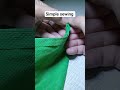 simple sewing #sewing #sewinghacks #tipsjahit #sewingtips #sewingtutorial #tipspraktis #diy
