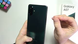Does SAMSUNG Galaxy A07 have Dual SIM Card Slot