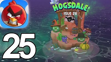 Angry Birds Bounce - HOGSDALE Isle 28 Gameplay Walkthrough Video Part 25 (iOS)