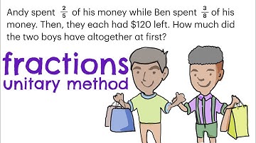 P5/6 Fractions Word Problems with Unitary Method (4)
