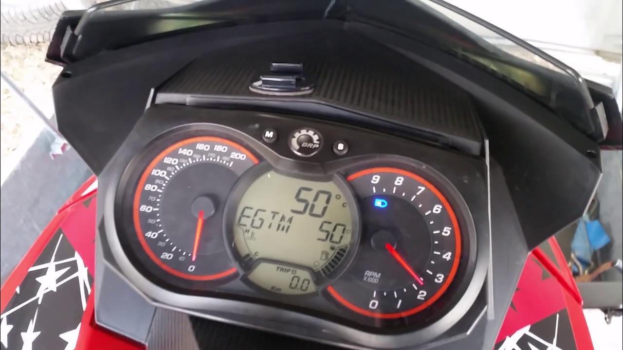 Skidoo cluster more functions and repair of instrument cluster in