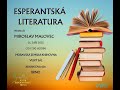 Esperantská literatura – Miroslav Malovec (MZK 2025)
