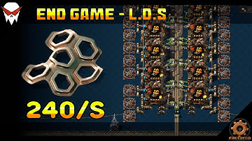 Factorio: Casting Low Density Structure Blueprint - End Game (Space Age DLC)