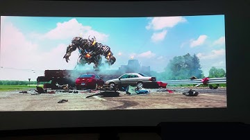 xyscreen 150 inch curved frame projector screen with WF1 Pro max 4k