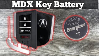 How To Change A 2022 -2024 Acura MDX Remote Fob Key Battery - Remove & Replace MDX Key Fob Batteries