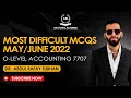 O LEVEL ACCOUNTING 7707 MOST DIFFICULT MCQS MAYJUNE 2022