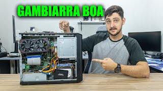 FIZ UM UPGRADE NO PC DO DESCARTE ELETRÔNICO PRA PODER JOGAR