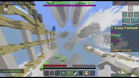 Cubecraft Parkour Cloud 5 Gold Medal