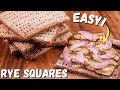 How to Make Caraway-Honey Rye Squares