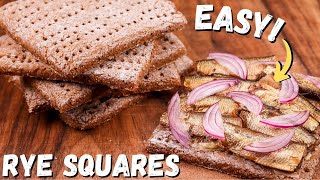 How to Make Caraway-Honey Rye Squares