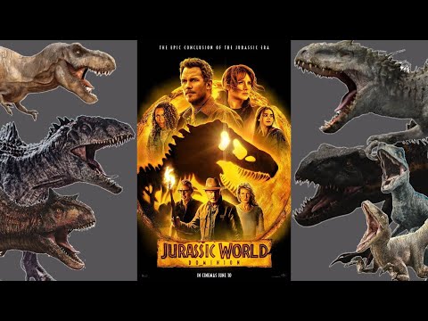 All Dinosaurs watch Jurassic World: Dominion In Theater (Funny Video).