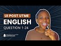 UI Post-UTME English Practice Questions