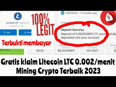 Gratis klaim Litecoin 0.002LTC/menit | Mining Crypto Terbaik 2023 Tanpa Modal Pemula Wajib Nonton!