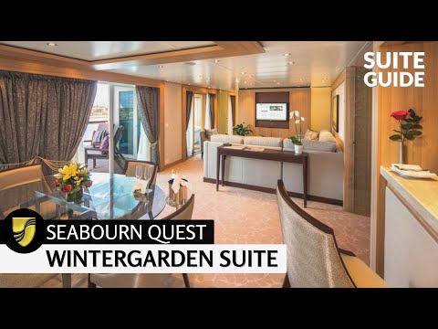 Seabourn Quest Wintergarden Suite walkthrough tour