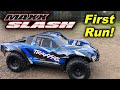 Traxxas maxx slash first run