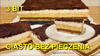 Lubisz karmel? Pyszne ciasto 3 Bit bez pieczenia / agatabodkuchni