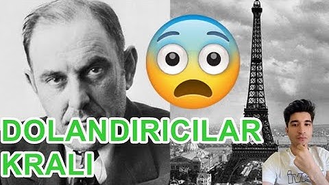 Eyfel Kulesini 2 kez satan adam Victor Lustig