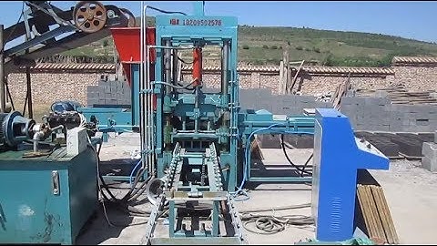 QT3-15 fully automatic block machine with hydraulic system