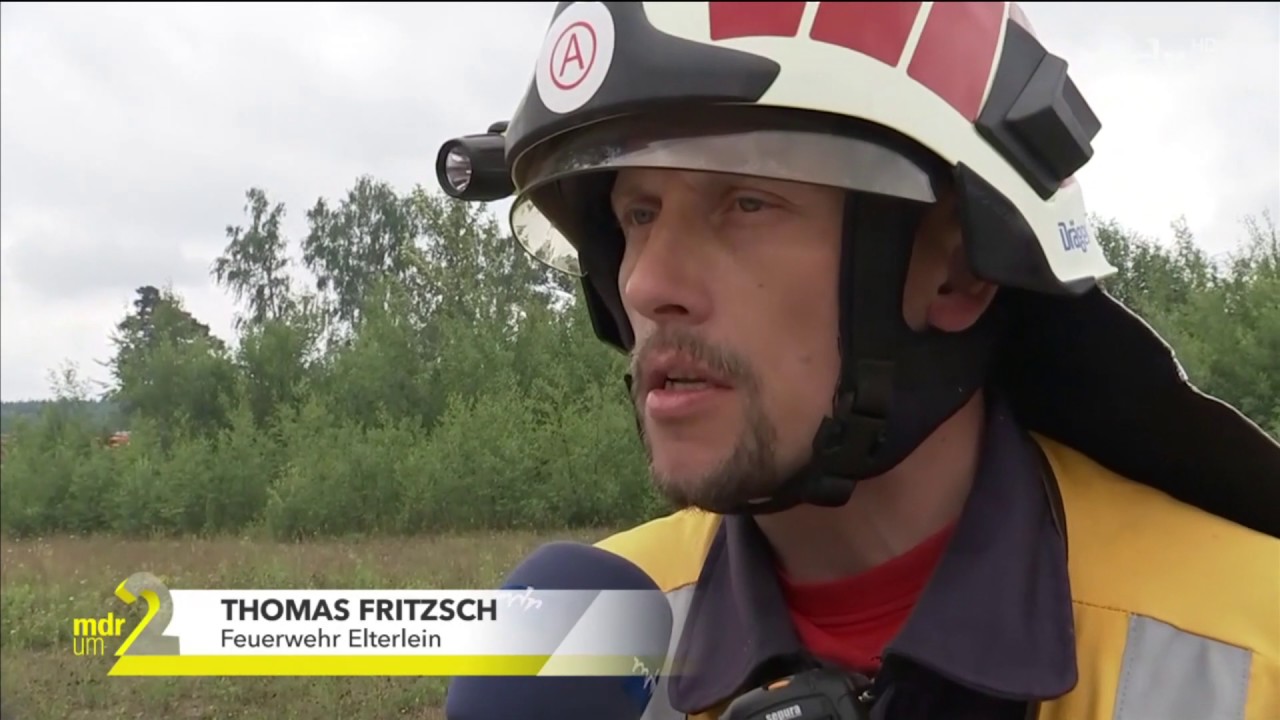 Elterlein - Brand Möbelfirma Elterlein 25-06-2017  MDR Berichte