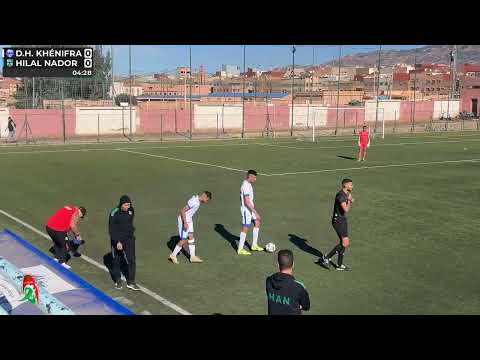 تسجيل مباراة | دفاع حمرية خنيفرة 1-0 الهلال الرياضي الناظوري | الجولة 14