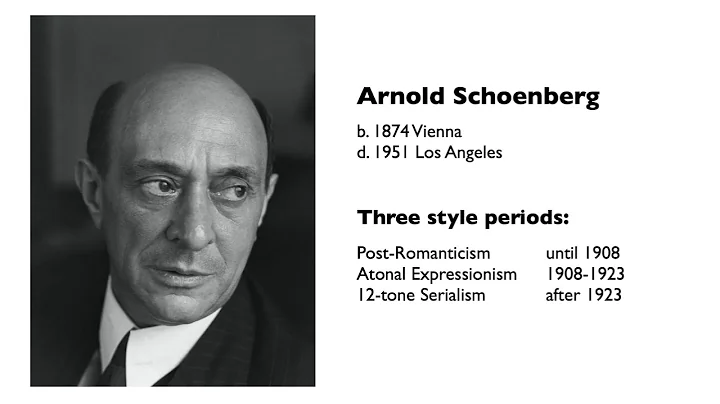 Schoenberg's three style periods