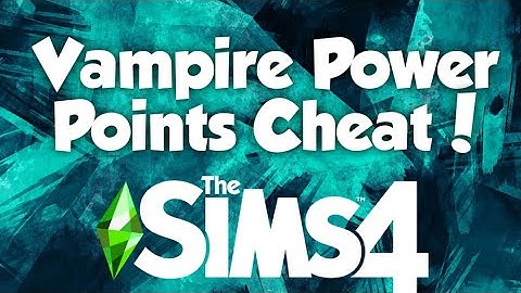 The Sims 4 How To Get Vampire Power Points Sim CHEAT PS4