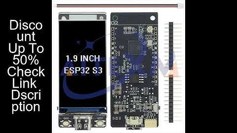 T-Display-S3 ESP32 S3 with 1.9 inch ST7789 LCD Display Development Board WIFI Bluetooth5.0 Wireless