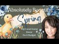 Beautiful high end looking spring diys  home decor on a budget