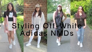 white nmd outfit