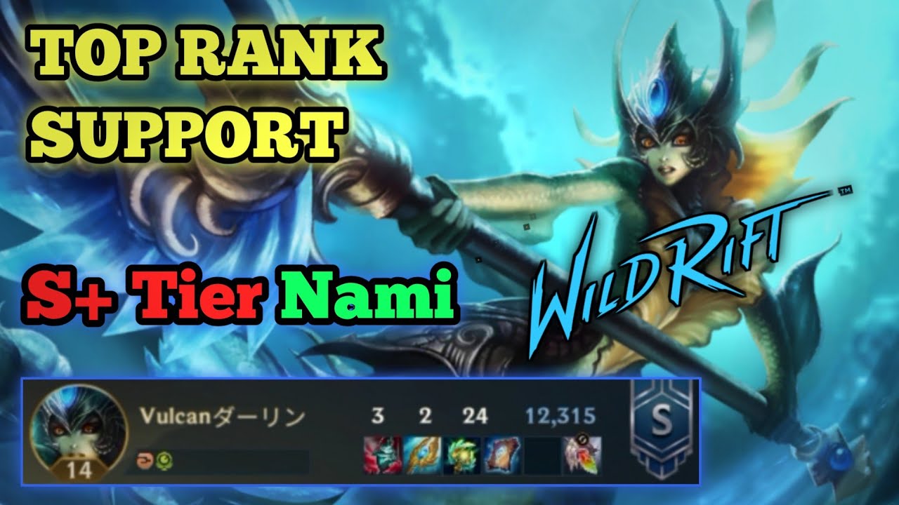 TOP RANK SUPPORT NAMI | NAMI SUPPORT GAMEPLAY |Vulcan Gaming 