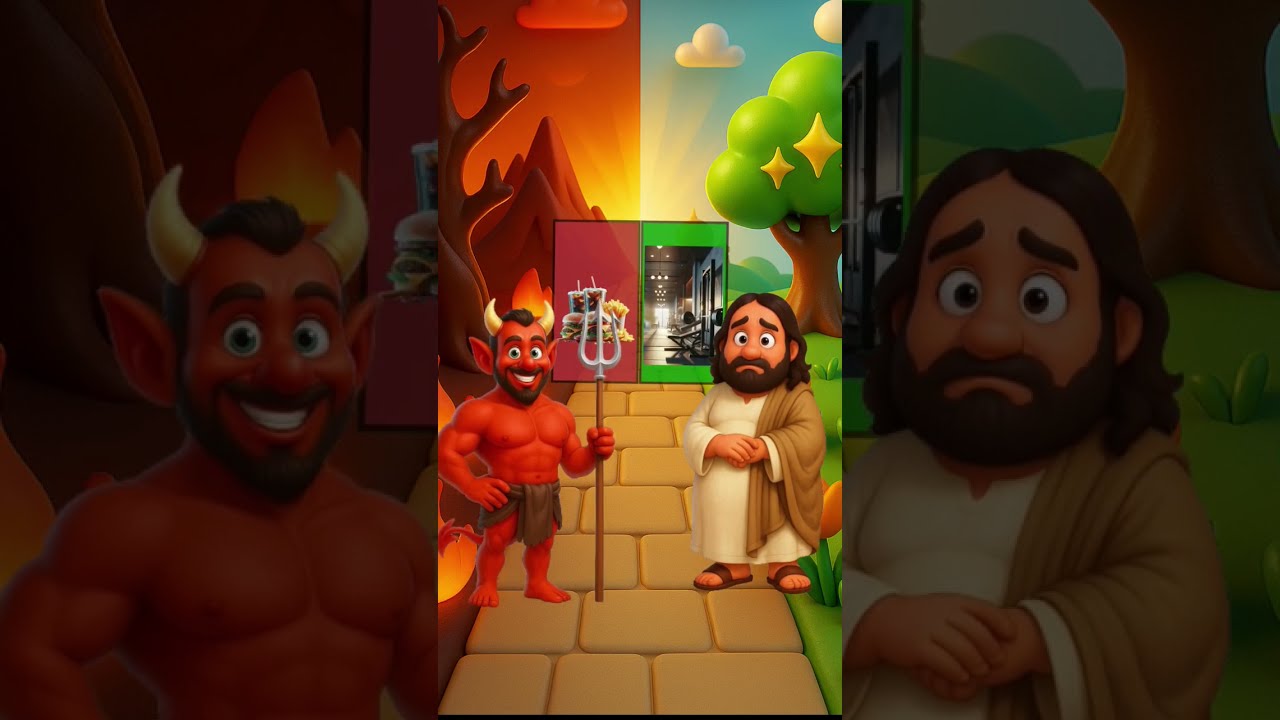 If You Have To Choose Would Strong Or Fat Animation Healthy Cartoon Comedy