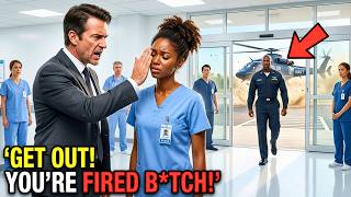 “Get Out, B*tch.” The CEO Slapped the Rookie Nurse — Then a Navy Helicopter Landed Outside