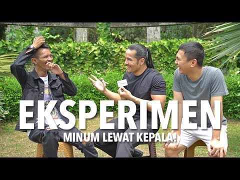 EKSPERIMEN MINUM LEWAT KEPALA! (FEAT. ROMY RAFAEL)