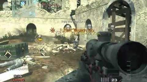 MW3 Best MSR Gameplay Ever (Clip)