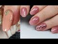 ❤ много ТРЕЩИН❤ СНЯТИЕ гель лака 45 МИНУТ ❤ нежный ОСЕННИЙ дизайн ногтей ❤ МАНИКЮР 2018 ❤